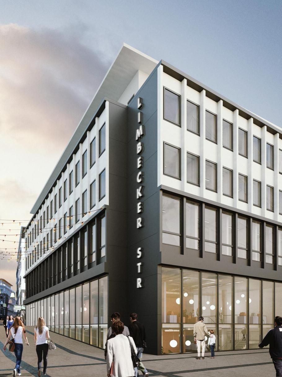 Visualisierung · Einzelhandelsfläche, Essen