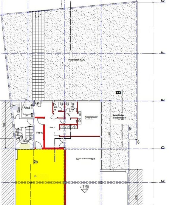 Grundriss 2. Obergeschoss, Gewerbefläche, Witten
